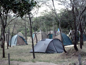 Campsite in Masai Mara